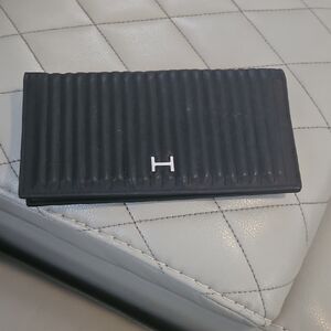 H by Halston Black Wallet